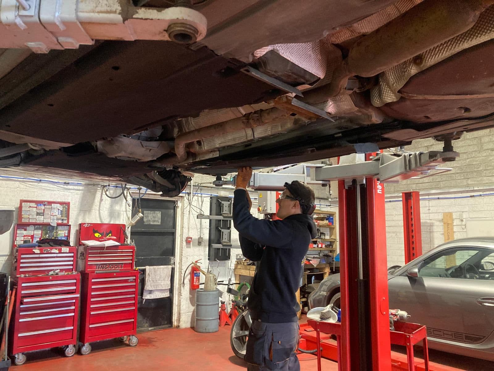 Expert technician at work